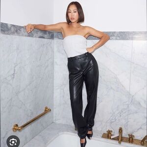 Madewell x Aimee Song Vegan Leather Pants